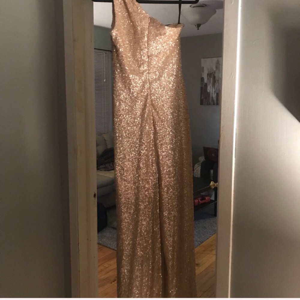 SORELLA VITA rose gold bridesmaid dress